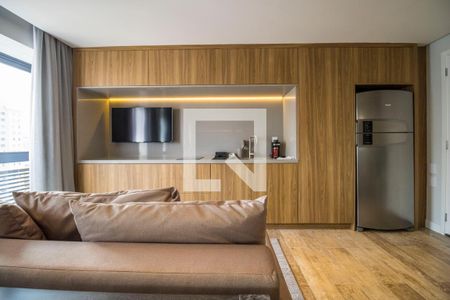 Sala  de apartamento à venda com 1 quarto, 40m² em Vila Pompéia, São Paulo