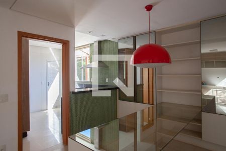 Sala de Jantar de casa de condomínio à venda com 3 quartos, 170m² em Garças, Belo Horizonte