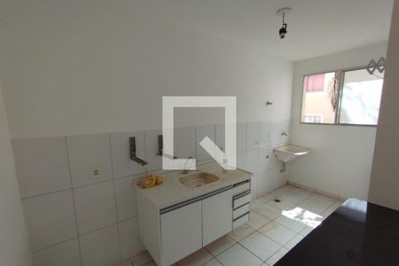 Cozinha de apartamento para alugar com 2 quartos, 45m² em Distrito de Bonfim Paulista, Ribeirão Preto