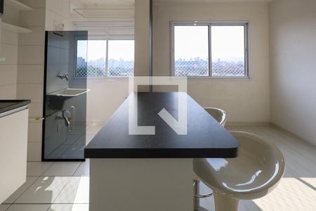 Sala e Cozinha de apartamento para alugar com 1 quarto, 32m² em Água Branca, São Paulo