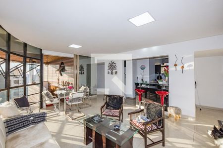Sala de apartamento à venda com 3 quartos, 210m² em Buritis, Belo Horizonte