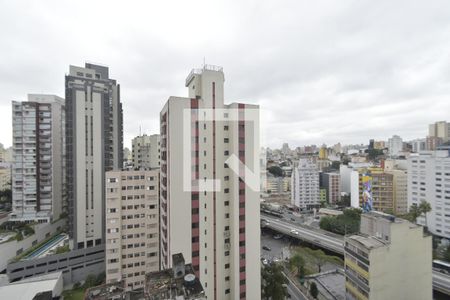 Vista da Varanda de apartamento para alugar com 1 quarto, 18m² em Bela Vista, São Paulo