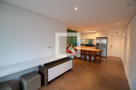 Sala de apartamento à venda com 1 quarto, 90m² em Campo Belo, São Paulo