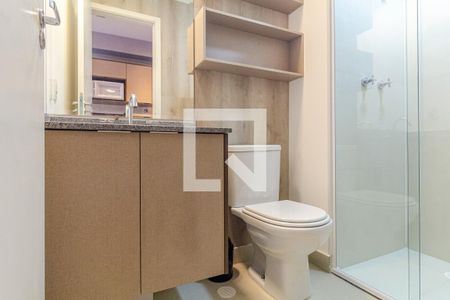 Banheiro de kitnet/studio para alugar com 1 quarto, 39m² em Centro Histórico de São Paulo, São Paulo