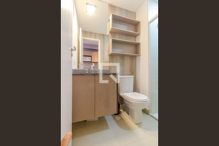 Banheiro de kitnet/studio para alugar com 1 quarto, 39m² em Centro Histórico de São Paulo, São Paulo