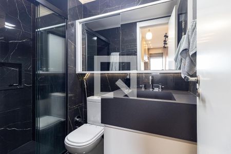 Apartamento para alugar com 100m², 1 quarto e 2 vagasBanheiro 2 da Suíte 