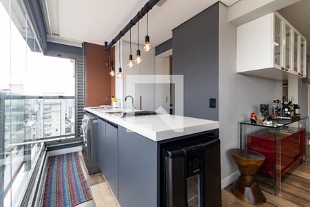 Apartamento para alugar com 100m², 1 quarto e 2 vagasÁrea da Churrasqueira