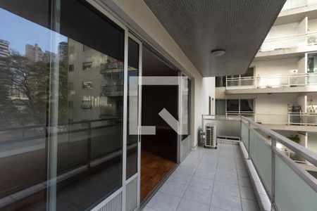 Sala varanda de apartamento para alugar com 3 quartos, 180m² em Indianópolis, São Paulo