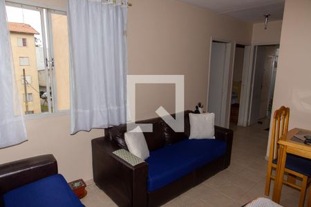 Sala de apartamento à venda com 2 quartos, 46m² em Campanário, Diadema