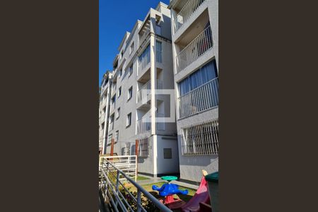 Fachada do bloco de apartamento para alugar com 2 quartos, 55m² em Marajó, Belo Horizonte