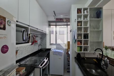 Cozinha de apartamento para alugar com 2 quartos, 55m² em Marajó, Belo Horizonte