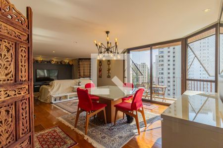 Sala de apartamento à venda com 4 quartos, 210m² em Vila Andrade, São Paulo