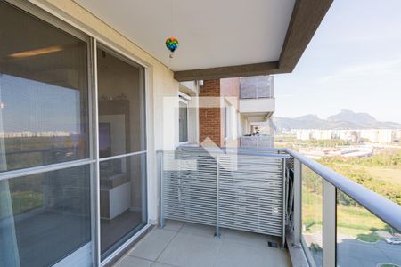 Varanda da Sala de apartamento à venda com 2 quartos, 74m² em Barra da Tijuca, Rio de Janeiro