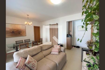 Sala de apartamento à venda com 3 quartos, 101m² em Vila da Serra, Nova Lima