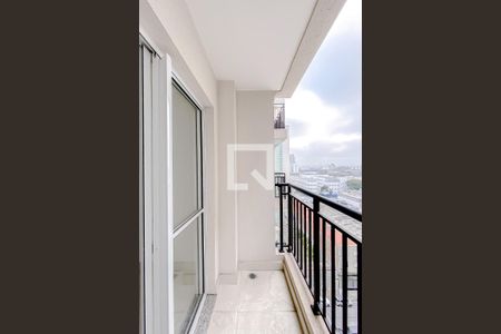Varanda da Sala de apartamento à venda com 1 quarto, 37m² em Brás, São Paulo