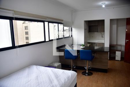 Studio à venda com 31m², 1 quarto e sem vagaSala/Quarto