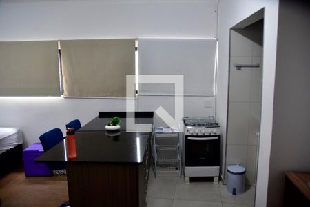 Studio à venda com 31m², 1 quarto e sem vagaCozinha