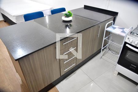 Studio à venda com 31m², 1 quarto e sem vagaCozinha
