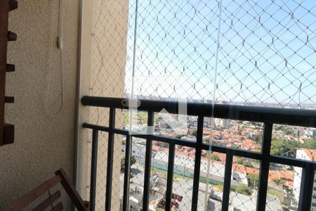 Varanda da Sala de apartamento à venda com 3 quartos, 60m² em Parque Erasmo Assunção, Santo André