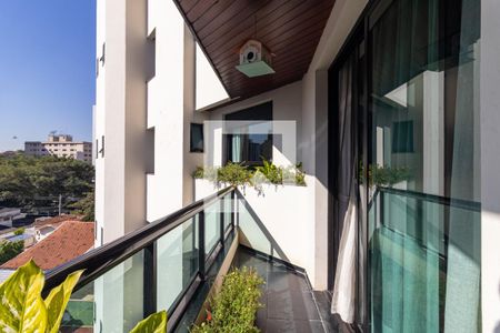 Varanda da Sala 1 de apartamento à venda com 4 quartos, 242m² em Indianópolis, São Paulo