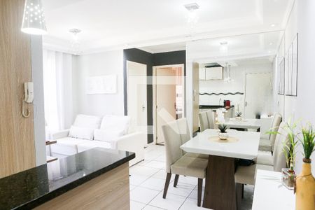 Sala  de apartamento à venda com 2 quartos, 50m² em Vila Camilópolis, Santo André