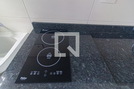 Apartamento para alugar com 34m², 1 quarto e sem vagaDetalhe da cozinha