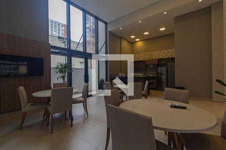 Apartamento para alugar com 34m², 1 quarto e sem vagaSalão de Festas