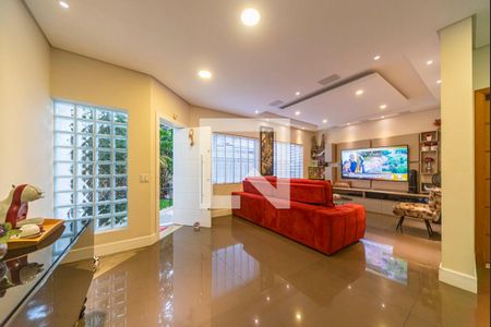 Sala de casa à venda com 3 quartos, 313m² em Vila Scarpelli, Santo André