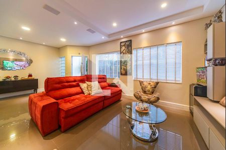 Sala de casa à venda com 3 quartos, 313m² em Vila Scarpelli, Santo André