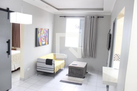 Sala de apartamento para alugar com 2 quartos, 50m² em Centro, São Vicente