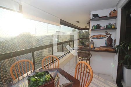 Varanda da Sala de apartamento à venda com 3 quartos, 123m² em Menino Deus, Porto Alegre