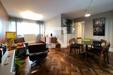 Sala  de apartamento à venda com 3 quartos, 95m² em Indianópolis, São Paulo