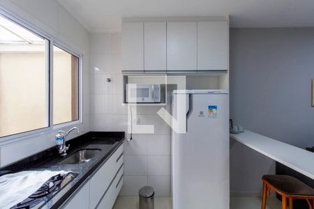 Sala e Cozinha Integrada  de apartamento para alugar com 2 quartos, 42m² em Vila Guilhermina, São Paulo