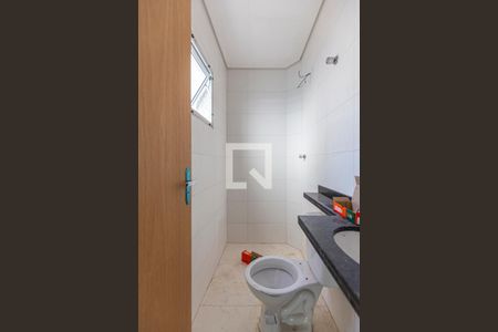 Banheiro da Suite de apartamento à venda com 2 quartos, 51m² em Vila Pires, Santo André