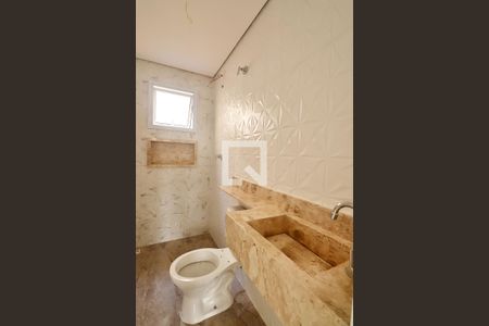 Banheiro do Quarto 1 - Suíte de apartamento para alugar com 2 quartos, 112m² em Santa Maria, Santo André