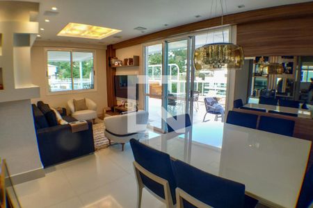 Sala de apartamento à venda com 4 quartos, 240m² em Charitas, Niterói