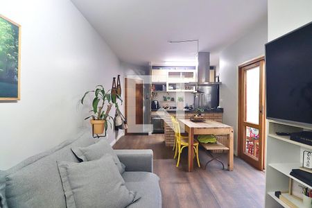 Sala de apartamento à venda com 2 quartos, 65m² em Santa Maria, Santo André