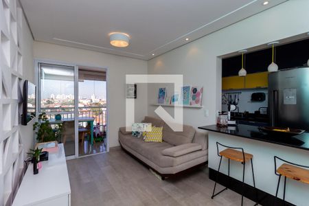 Sala de apartamento à venda com 3 quartos, 78m² em Vila Bertioga, São Paulo