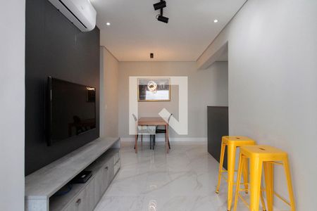 Sala de apartamento à venda com 1 quarto, 62m² em Santa Efigênia, São Paulo