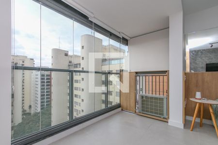 Varanda de kitnet/studio à venda com 1 quarto, 31m² em Campo Belo, São Paulo