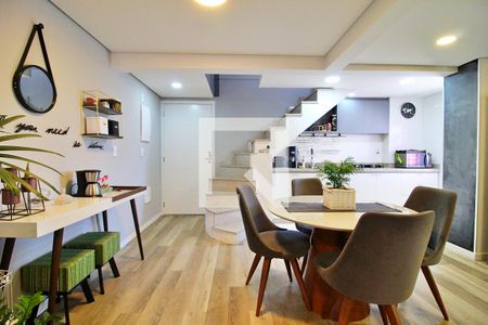 Sala de apartamento à venda com 3 quartos, 115m² em Vila Curuca, Santo André