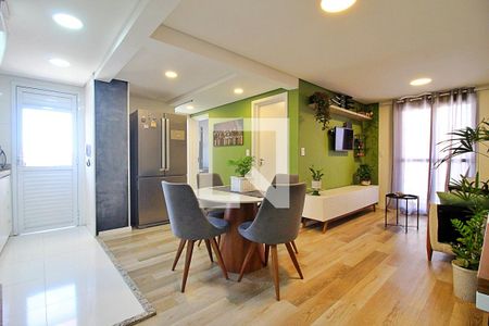 Sala/Cozinha de apartamento à venda com 3 quartos, 115m² em Vila Curuca, Santo André