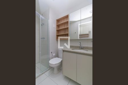 Banheiro de kitnet/studio para alugar com 0 quarto, 24m² em Brooklin Paulista, São Paulo