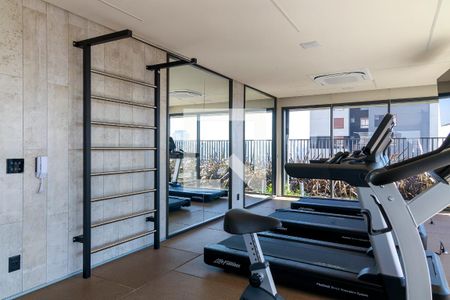 Studio para alugar com 24m², 0 quarto e sem vaga Studio para alugar com 24m², 0 quarto e sem vagaRooftop - Academia