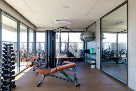 Studio para alugar com 24m², 0 quarto e sem vaga Studio para alugar com 24m², 0 quarto e sem vagaRooftop - Academia
