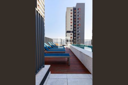 Rooftop -Piscina de kitnet/studio para alugar com 0 quarto, 24m² em Brooklin Paulista, São Paulo