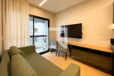 Sala/Cozinha de apartamento à venda com 1 quarto, 32m² em Perdizes, São Paulo