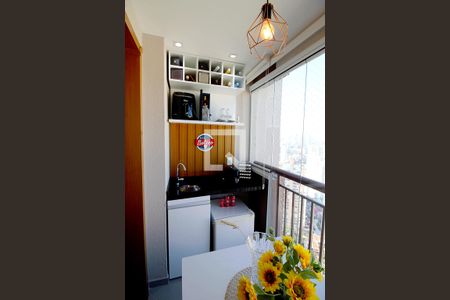 Varanda da Sala de apartamento para alugar com 2 quartos, 56m² em Vila Andrade, São Paulo