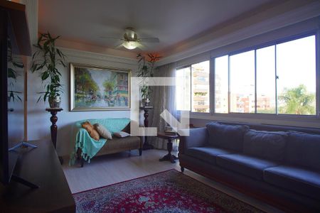 Sala  de apartamento à venda com 3 quartos, 120m² em Petrópolis, Porto Alegre