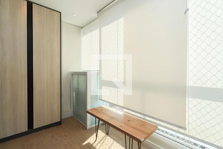 Varanda da Sala de apartamento para alugar com 2 quartos, 56m² em Vila Clementino, São Paulo
